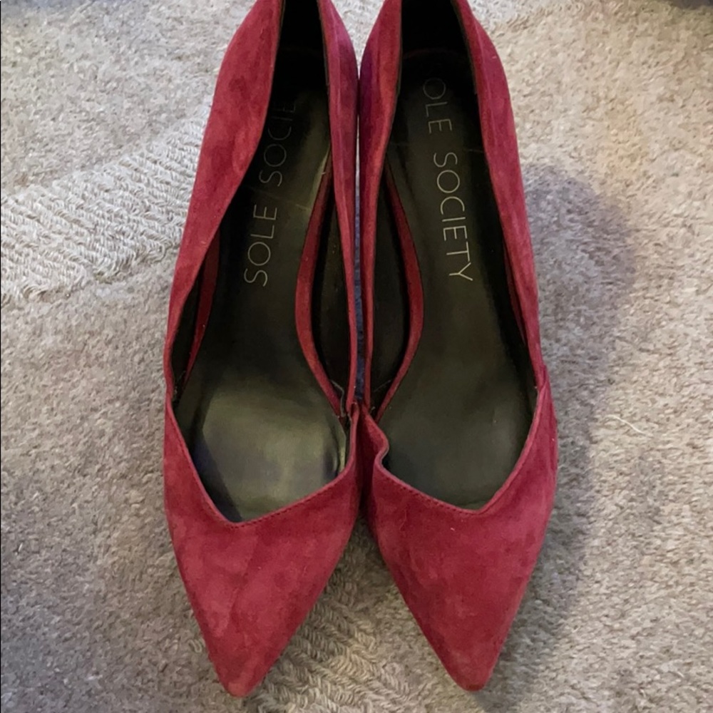 Women’s Sole Society Fuchsia Heels size 10